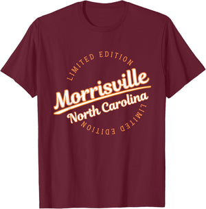 Retro Athletic Morrisville NC Apparel T-Shirt - T-Shirt | Maroon