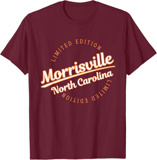 Retro Athletic Morrisville NC Apparel T-Shirt - T-Shirt | Maroon