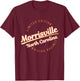 Retro Athletic Morrisville NC Apparel T-Shirt - T-Shirt | Maroon