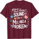 Milania Personalized Cute Girls Milania Name T-Shirt - T-Shirt | Maroon