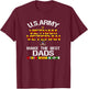 U.S. Army Vietnam Veteran Dad , Father's Day Gift T-Shirt - T-Shirt | Maroon