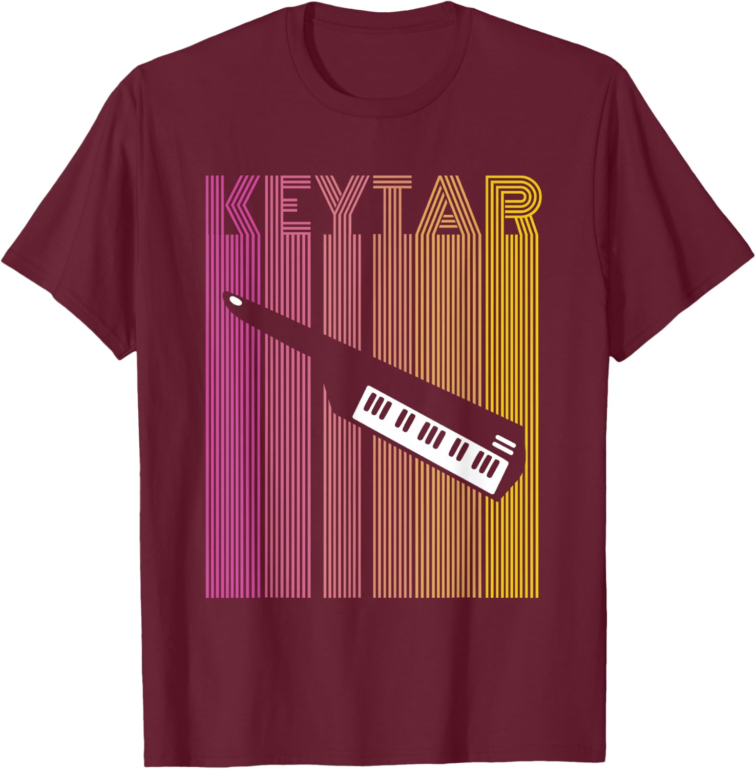 Keytar T-Shirt - T-Shirt | Maroon