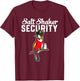 Pirate Parrot I Salt Shaker Security T-Shirt - T-Shirt | Maroon