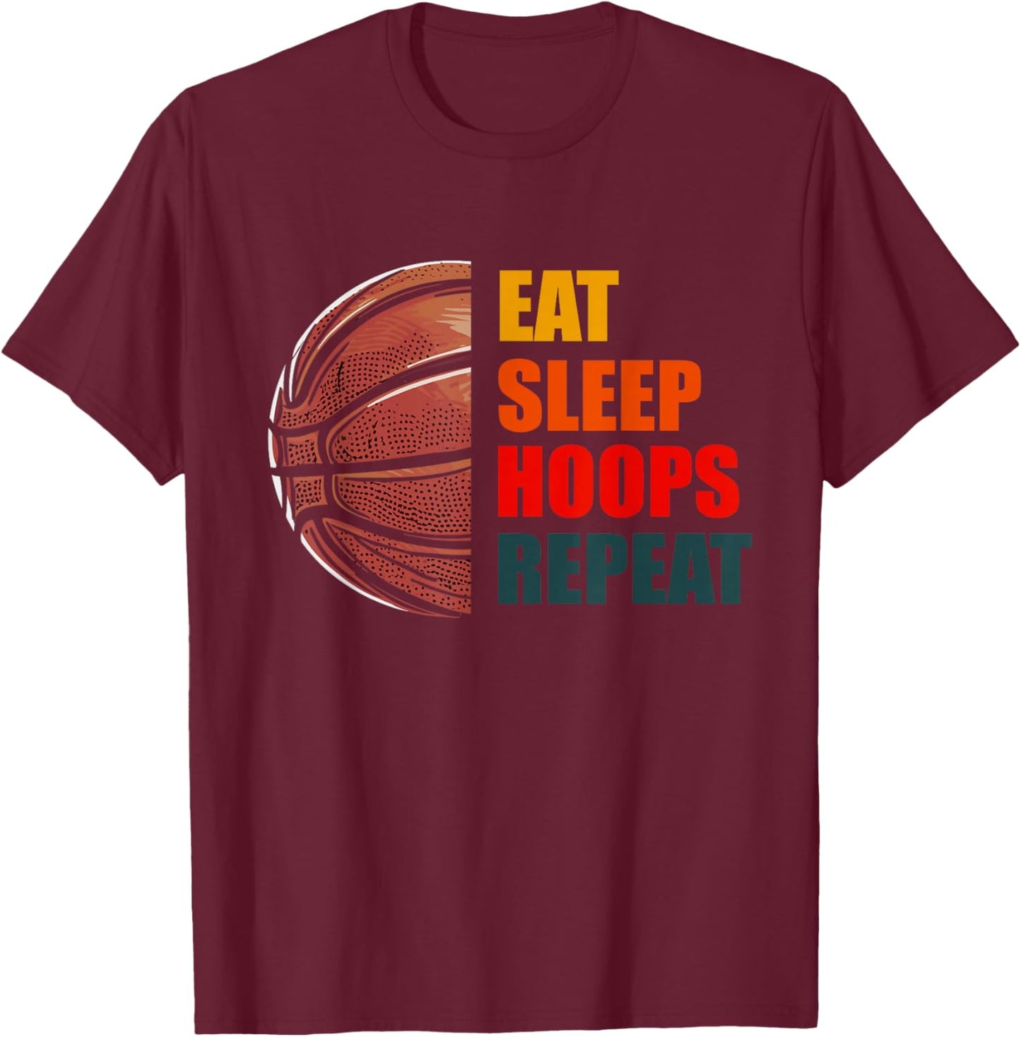 Basketball Apparel - Basketball T-Shirt - T-Shirt | Maroon