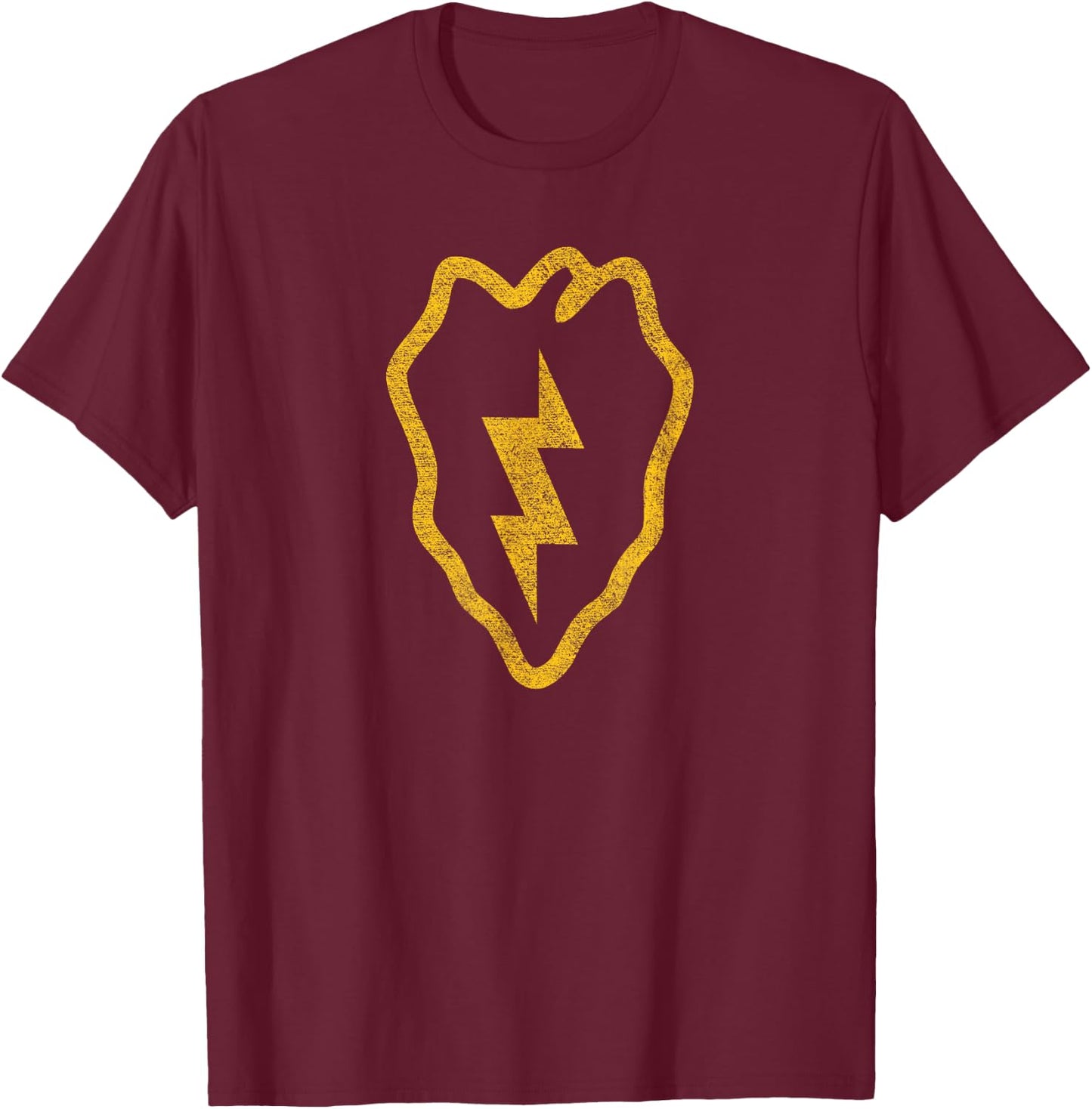 25th Infantry Division Army Us Schofield T-Shirt - T-Shirt | Maroon