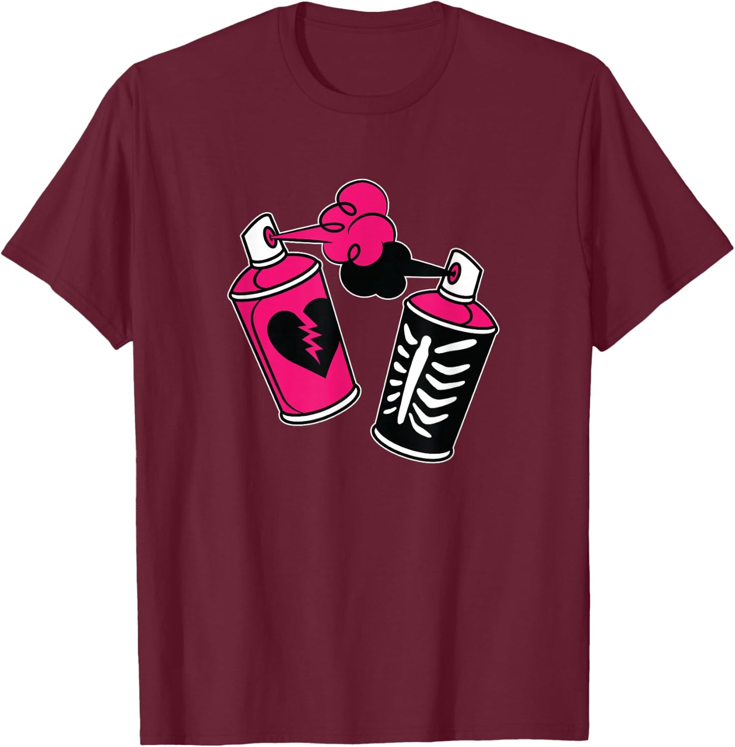 Fortnite Spray Cans T-Shirt - T-Shirt | Maroon