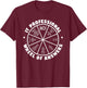 IT Professional Wheel Of Answers Computer Tech Support T-Shirt - T-Shirt | Maroon
