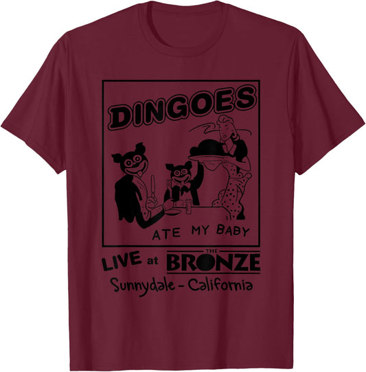 Dingoes Ate My Baby T-Shirt - T-Shirt | Maroon