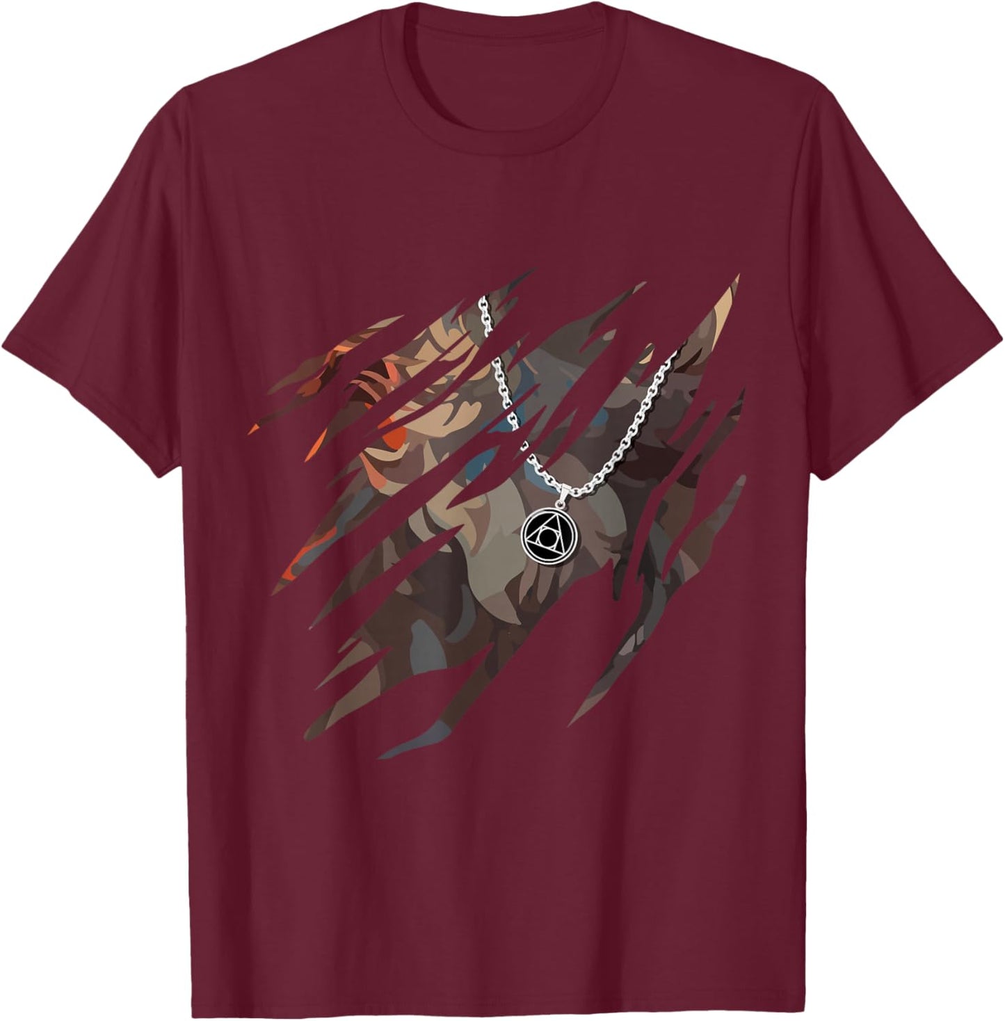 Wolf Kin Theta Delta Alter Kin Dog Cool Otherkin Therian T-Shirt - T-Shirt | Maroon