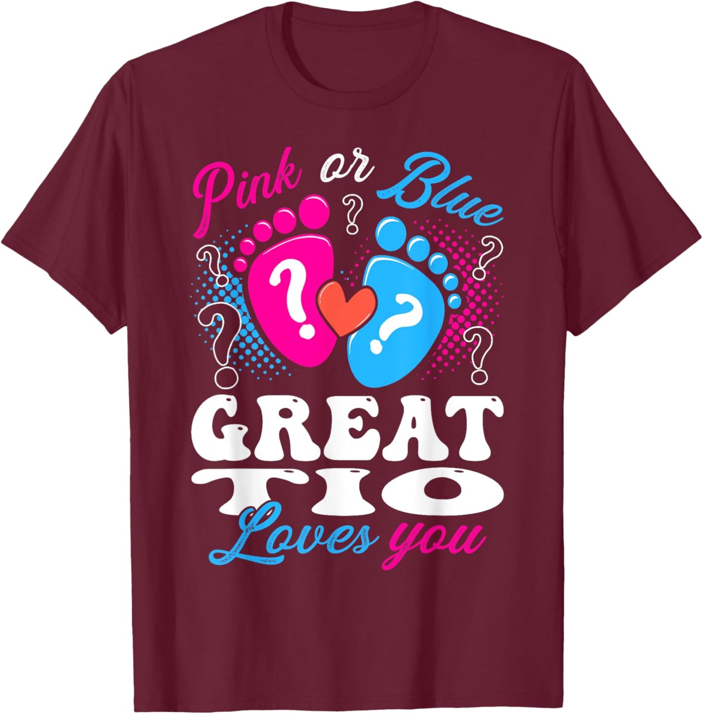 Gender Reveal T-Shirt - T-Shirt | Maroon