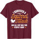 Funny I Survived A Squirrel Attack Cool Forest Animal T-Shirt - T-Shirt | Maroon