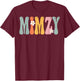 NorthPole Attire Retro Groovy Print Mom Cute Mother's Day Funny Grandma T-Shirt - T-Shirt | Maroon