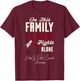 Oral Head & Neck Cancer in This Family Nobody Fights Alone T-Shirt - T-Shirt | Maroon