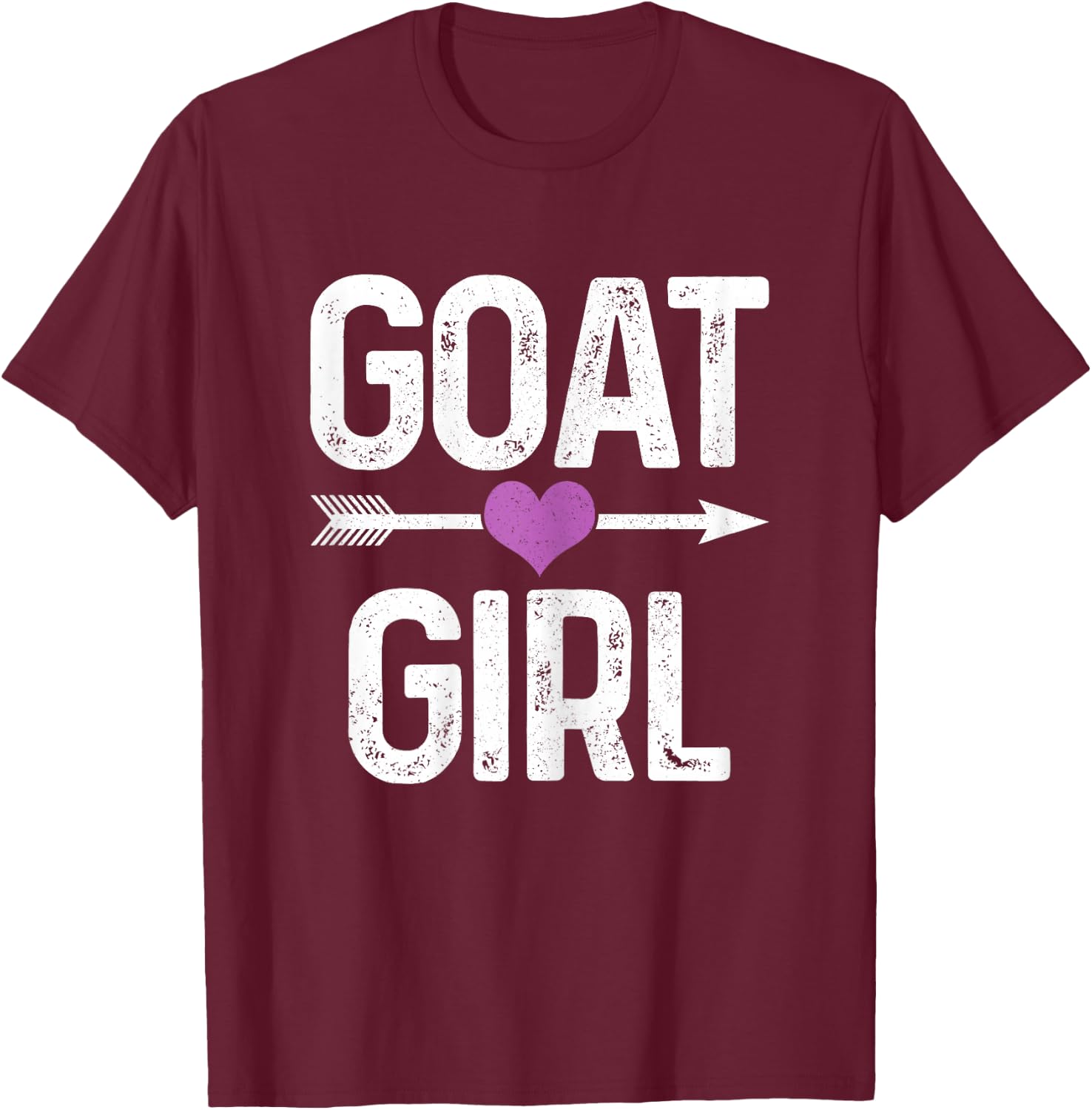 Goat funny farm animal T-Shirt - T-Shirt | Maroon