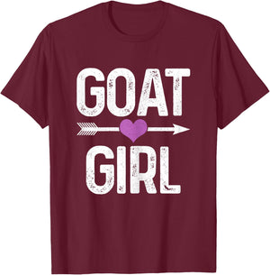 Goat funny farm animal T-Shirt - T-Shirt | Maroon