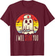 Will Stab You Ghost Nurse Retro Halloween Nursing RN T-Shirt - T-Shirt | Maroon
