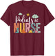 Pediatric Nurse PEDS Nursing School NICU Nurse RN Grad T-Shirt - T-Shirt | Maroon