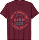 Frosty's Snowflake Cafe: Ice Cold Coffee & Winter Cheer T-Shirt - T-Shirt | Maroon
