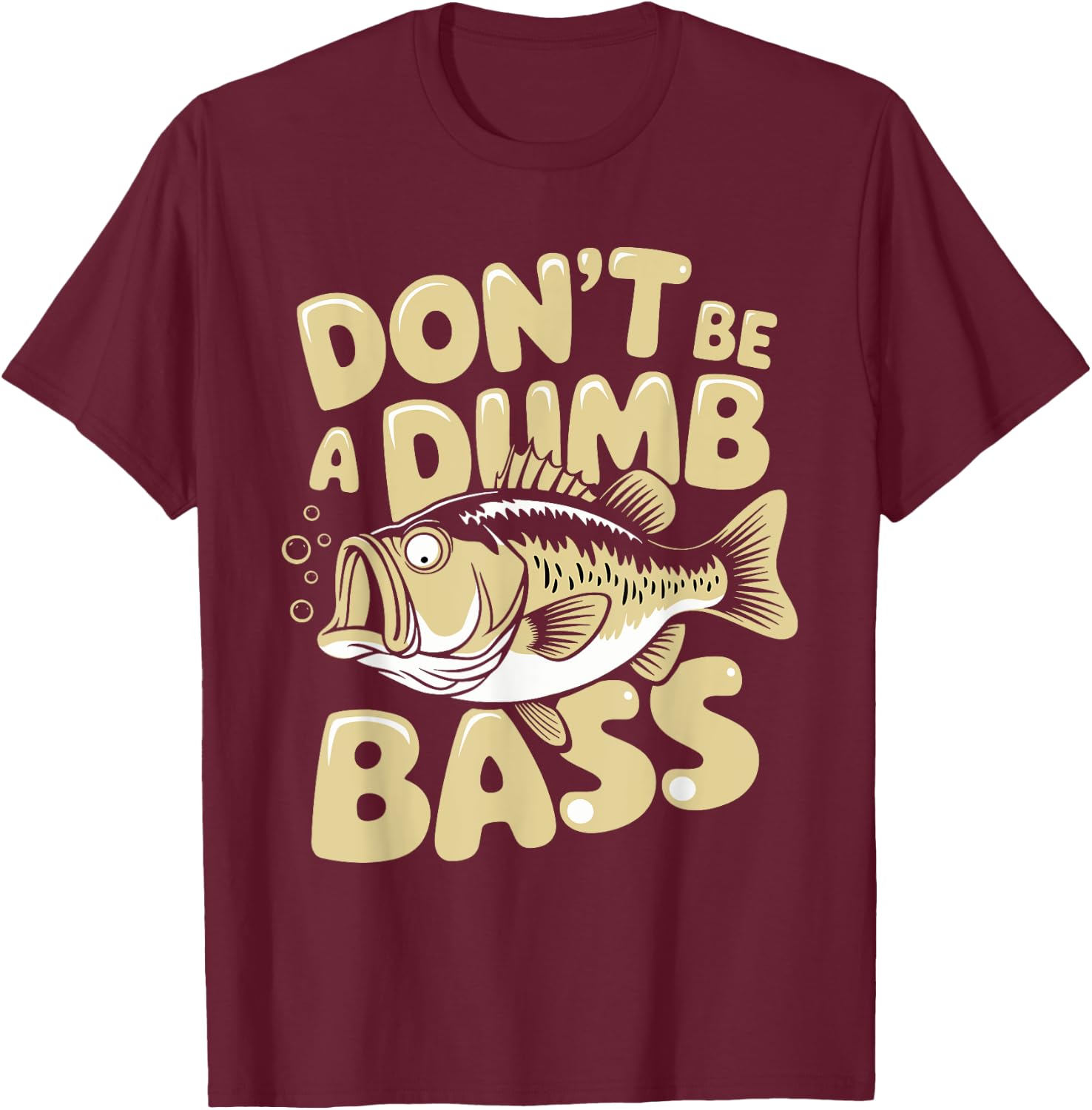 Hilarious Fisherman Gifts & Angler Humor Apparel - Black, Small, Short Sleeve, , All Seasons T-Shirt - T-Shirt | Maroon