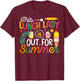 This Lunch Lady Is Out For Summer Funny End of School Year T-Shirt - T-Shirt | Maroon