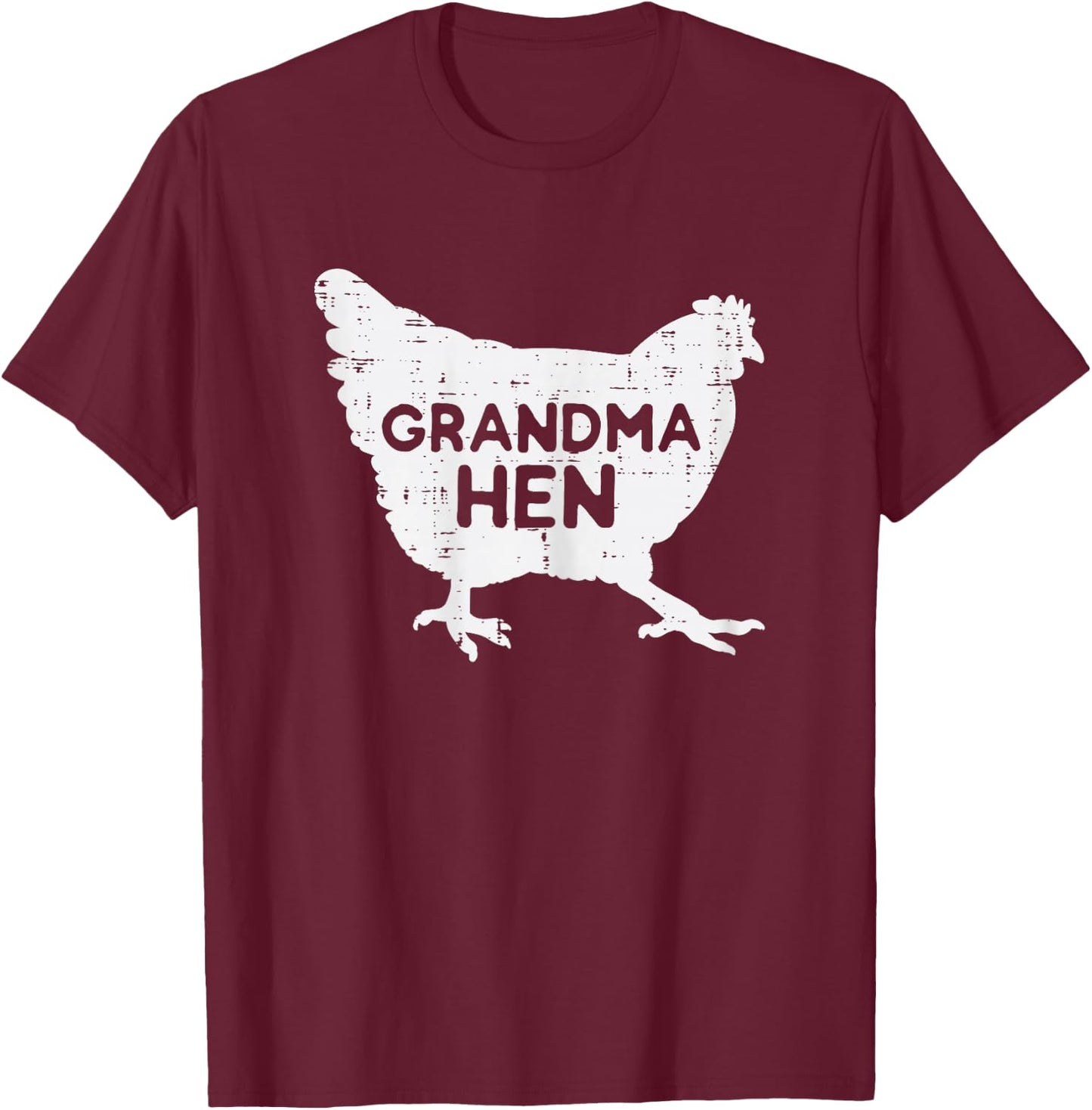 Grandma Hen Chicken Mothers Day Farm Farmer Nana Mimi Women T-Shirt - T-Shirt | Maroon