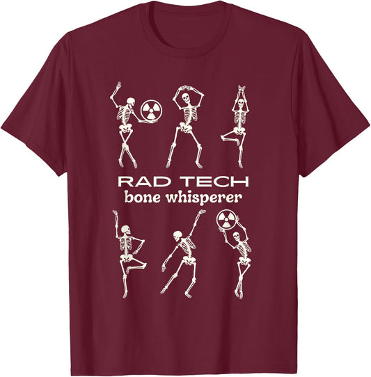 You pose we debunk dancing skeletons X-ray radiologist T-Shirt - T-Shirt | Maroon