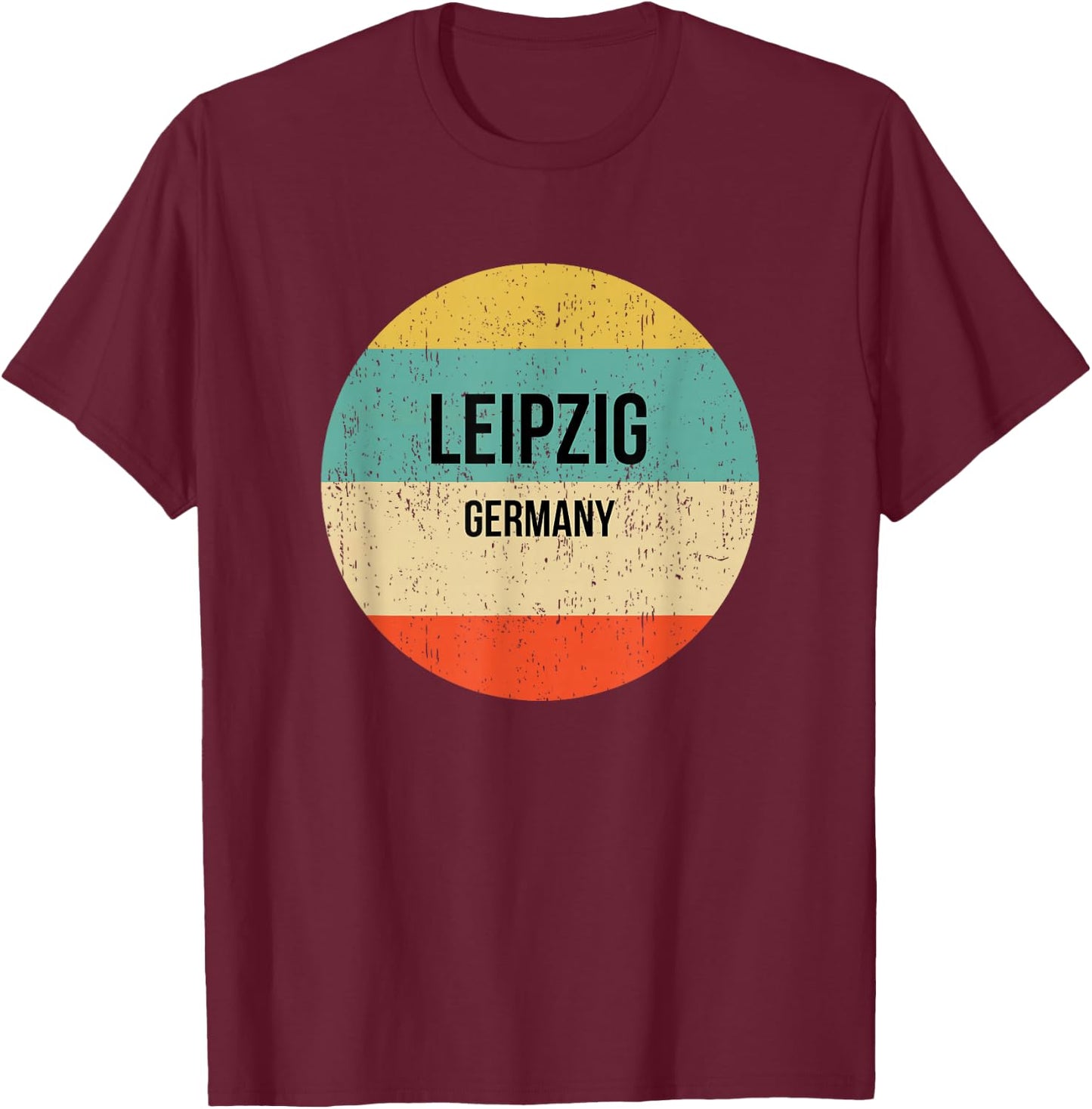 Leipzig Germany T-Shirt - T-Shirt | Maroon