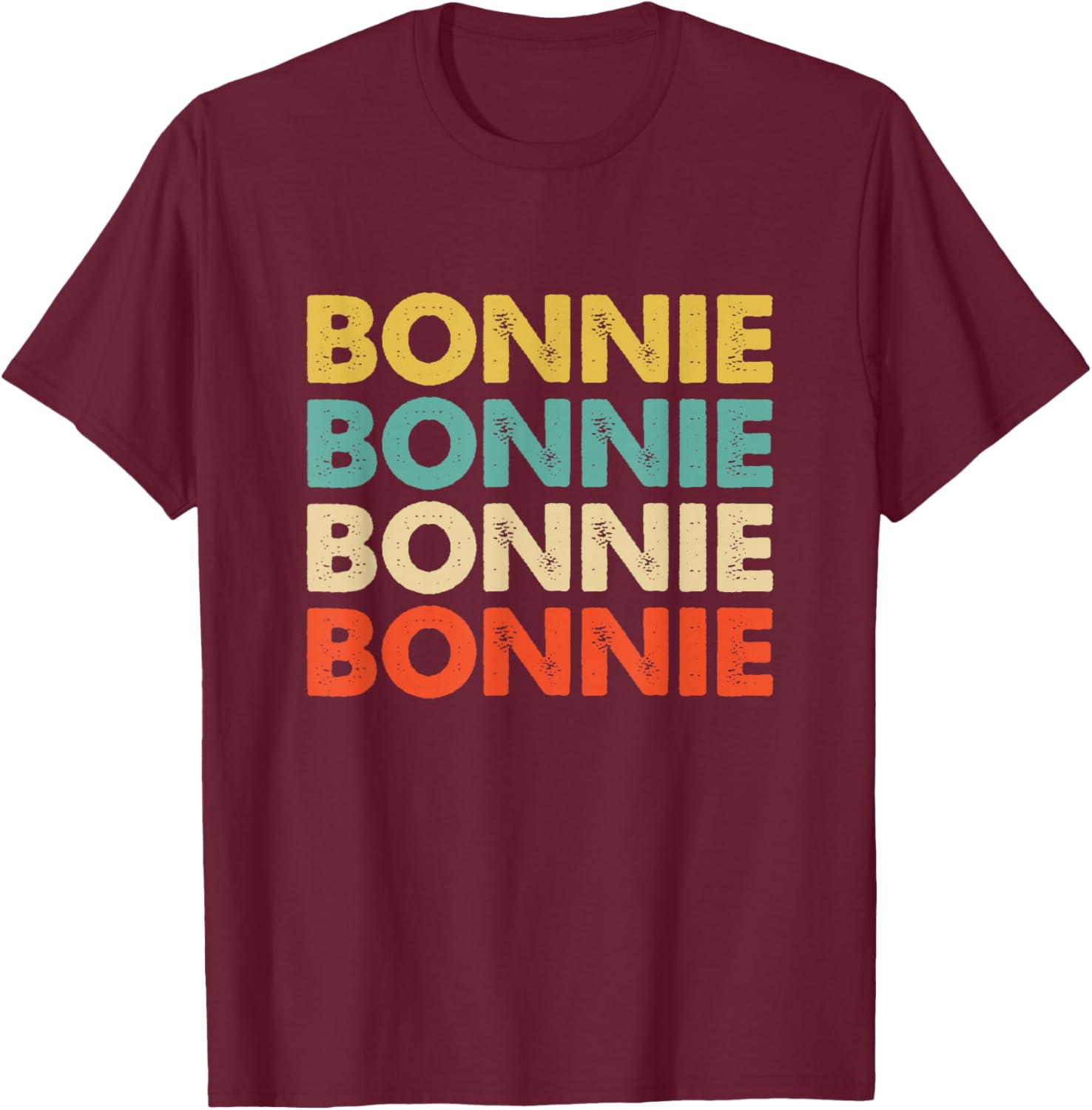 Bonnie Name T-Shirt - T-Shirt | Maroon