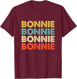 Bonnie Name T-Shirt - T-Shirt | Maroon