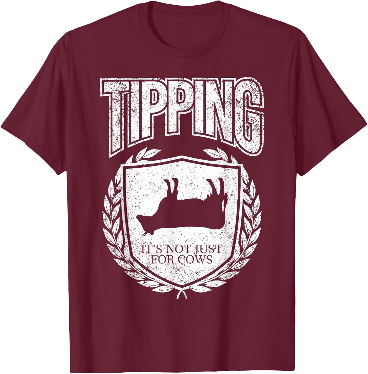 Funny Waiter Waitress Delivery Rideshare Driver Tip Shirt T-Shirt - T-Shirt | Maroon