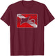Retro Grand Cayman Islands Stingray City Scuba Diving T-Shirt - T-Shirt | Maroon