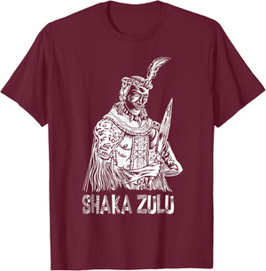 Cool Shaka Zulu African King Pride Funny Gift Women T-Shirt - T-Shirt | Maroon