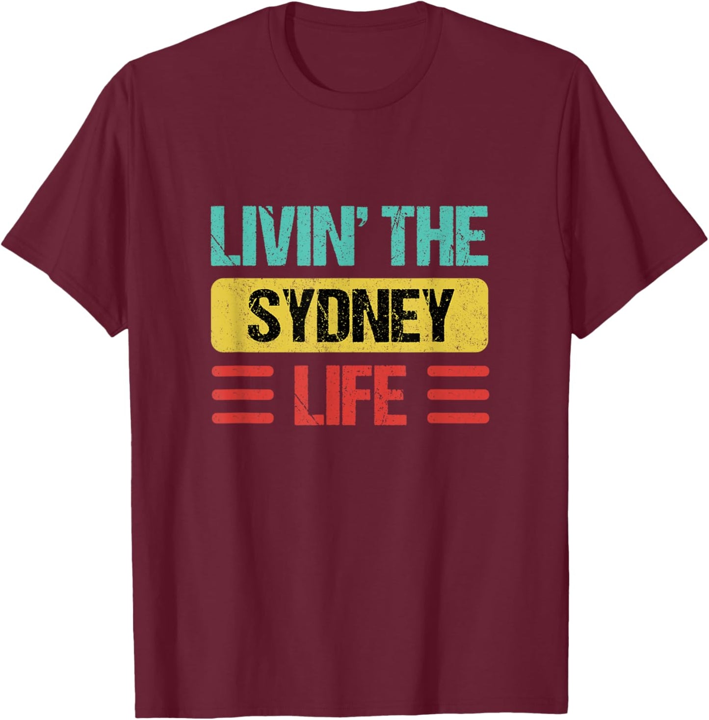 Sydney Australia T-Shirt - T-Shirt | Maroon