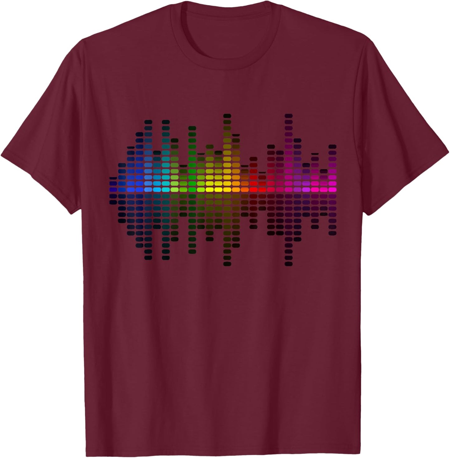 Equalizer DJ EDM T-Shirt - T-Shirt | Maroon