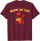 Dragons Love Tacos Shirt | Cool Fish Tacos Dish Funny Gift T-Shirt - T-Shirt | Maroon