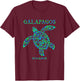Galapagos Ecuador Sea Turtle Vacation Souvenir T-Shirt - T-Shirt | Maroon