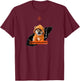 Bitcoin Runes - DOG GO TO THE MOON - #DOG T-Shirt - T-Shirt | Maroon