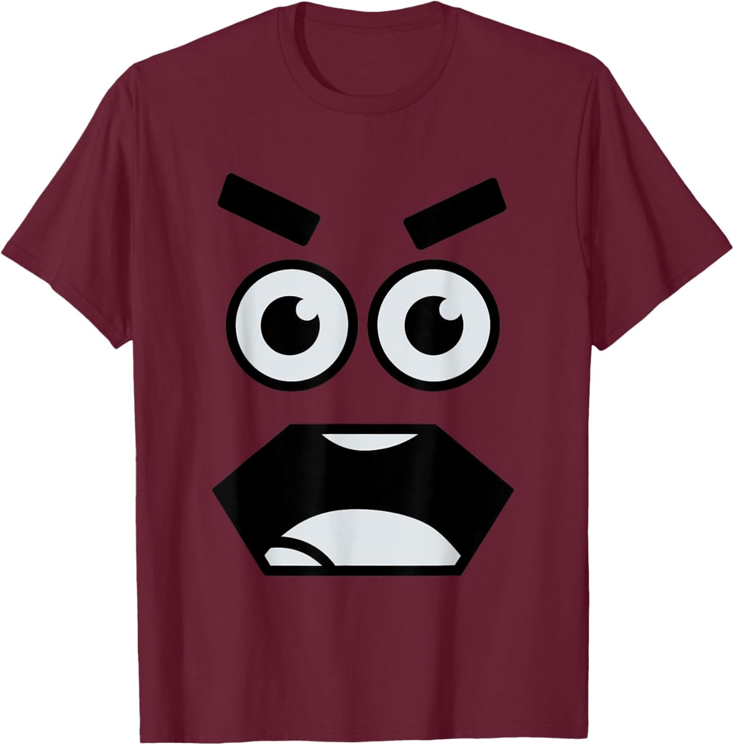Creepy Carrots Face Halloween Costume for Kids and Adult T-Shirt - T-Shirt | Maroon