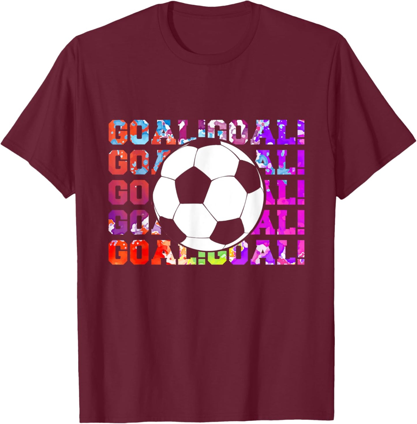 Girl Soccer Player Gifts Team Cleats Mom Goalie Captain T-Shirt - T-Shirt | Maroon