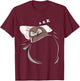 Owl Sleeping Animal Pajamas Nap PJs Outfit Gift Owl T-Shirt - T-Shirt | Maroon