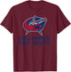Columbus Blue Jackets Power Play White Officially Licensed T-Shirt - T-Shirt | Maroon