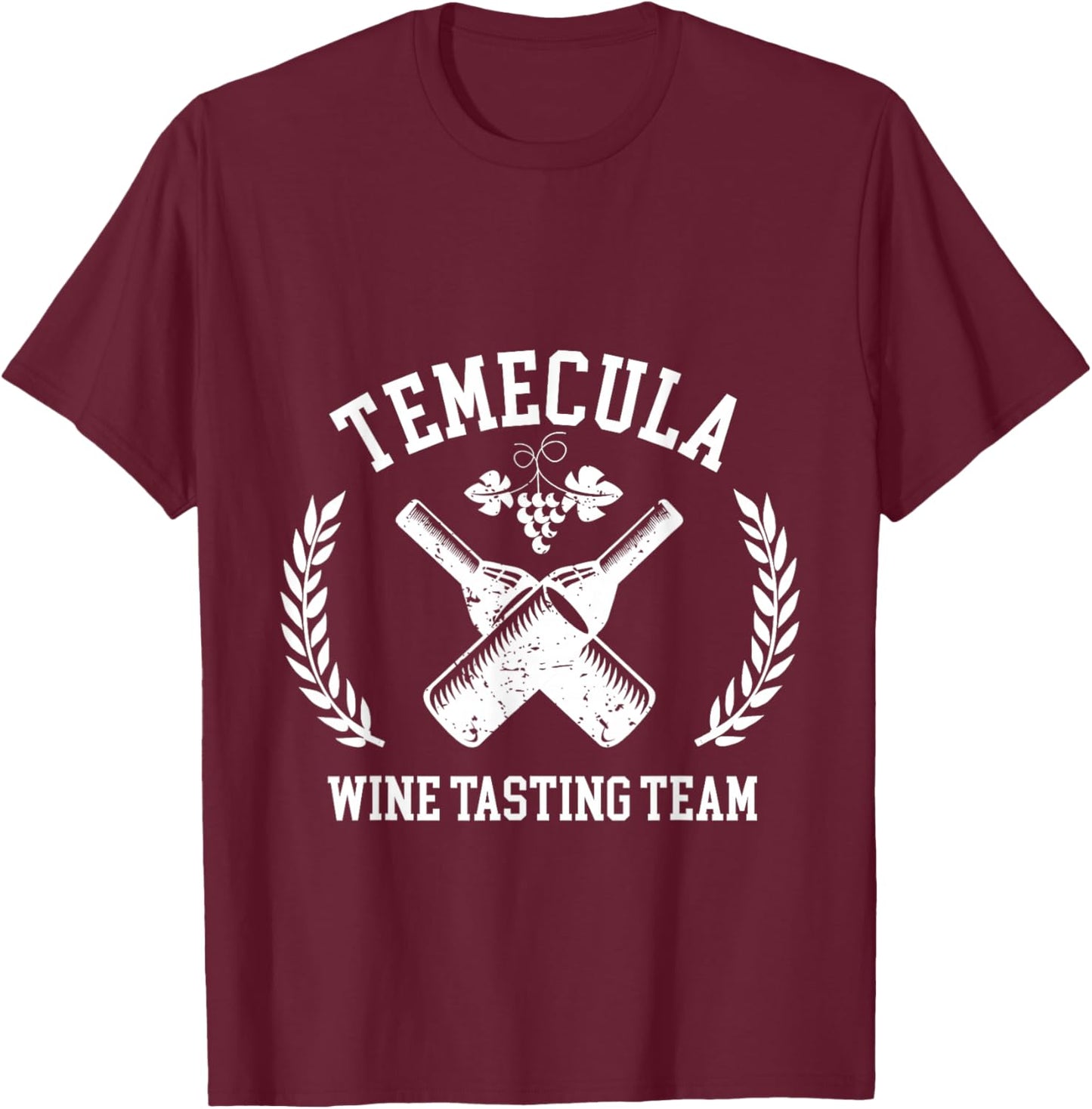 Temecula Wine Tasting Team Winery Vineyard Trip T-Shirt - T-Shirt | Maroon