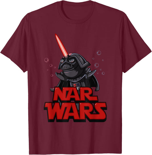 Nar Wars Epic Narwhal Movie Parody Lover Gift T-Shirt - T-Shirt | Maroon