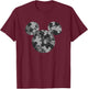 Disney Mickey Camo Gray T-Shirt - T-Shirt | Maroon