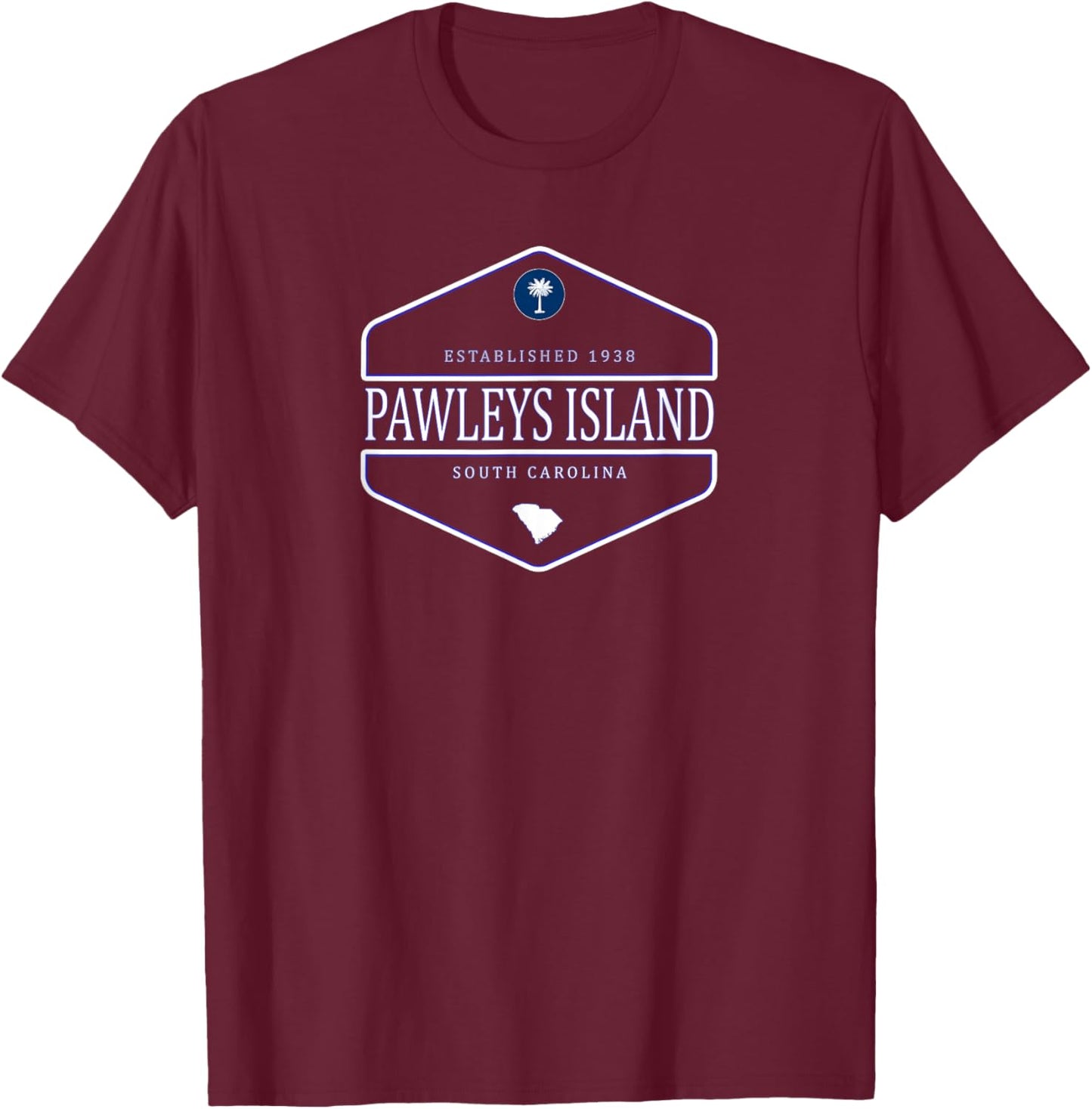 Pawleys Island South Carolina - Pawleys Island SC T-Shirt - T-Shirt | Maroon