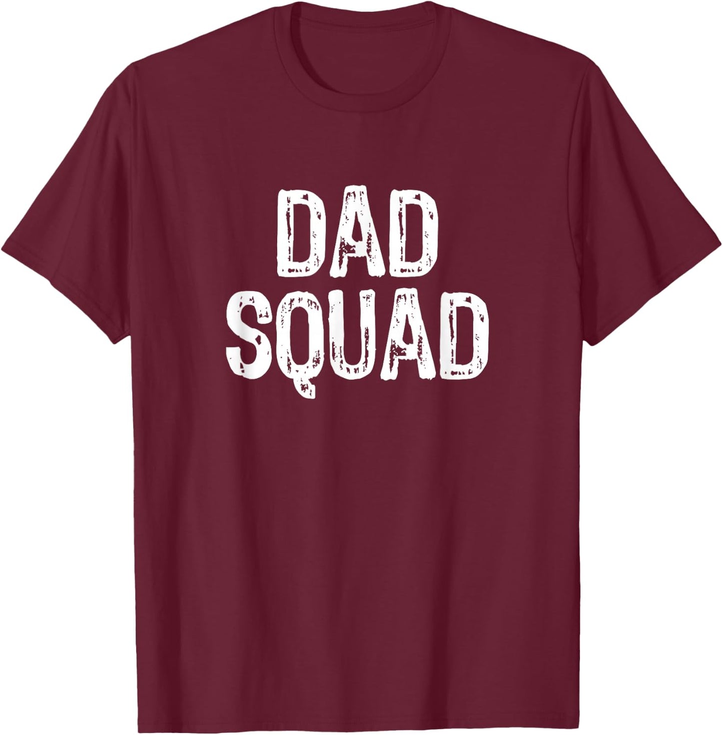 Dad Squad Cool Funny T-Shirt - T-Shirt | Maroon