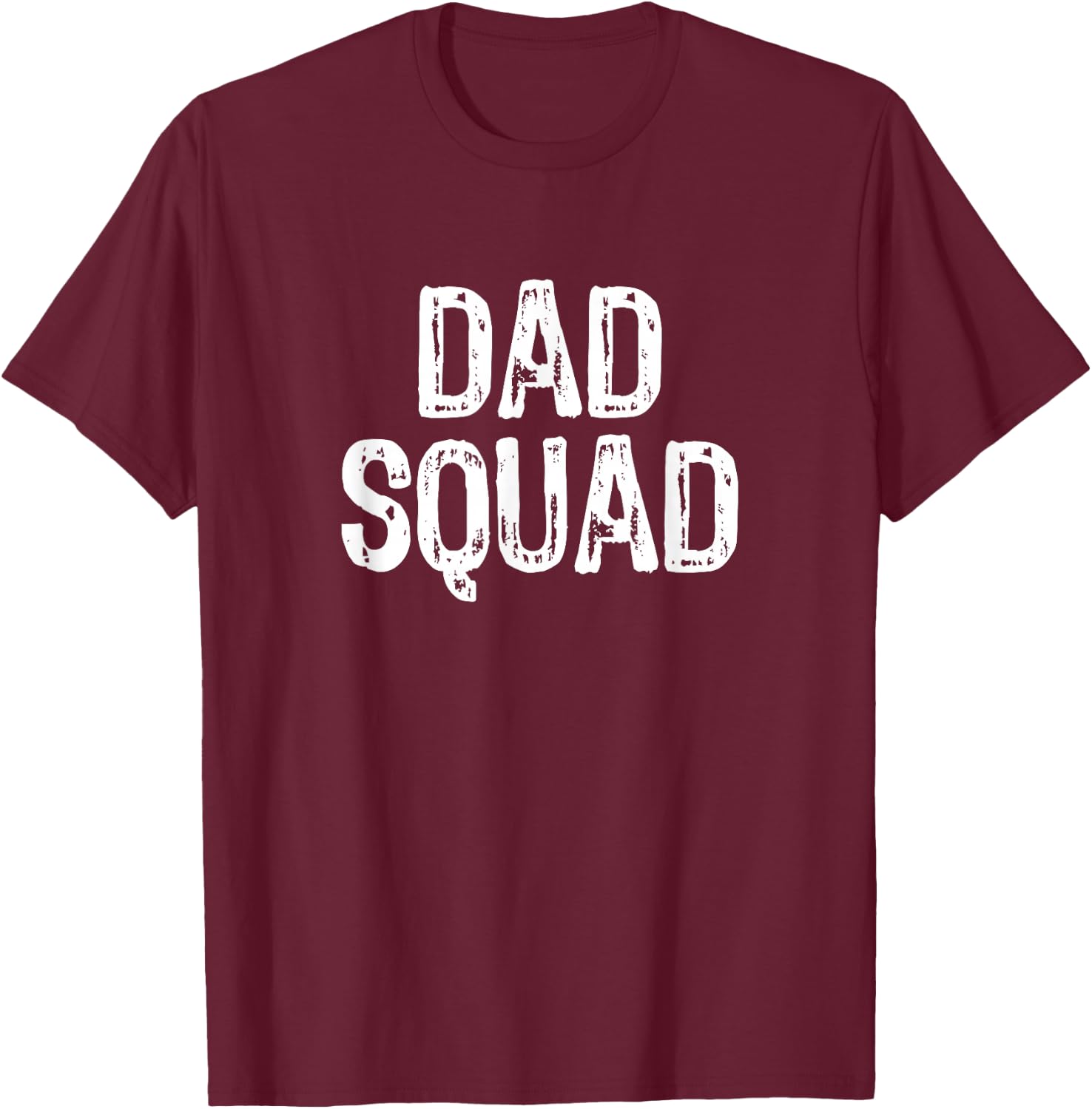 Dad Squad Cool Funny T-Shirt - T-Shirt | Maroon