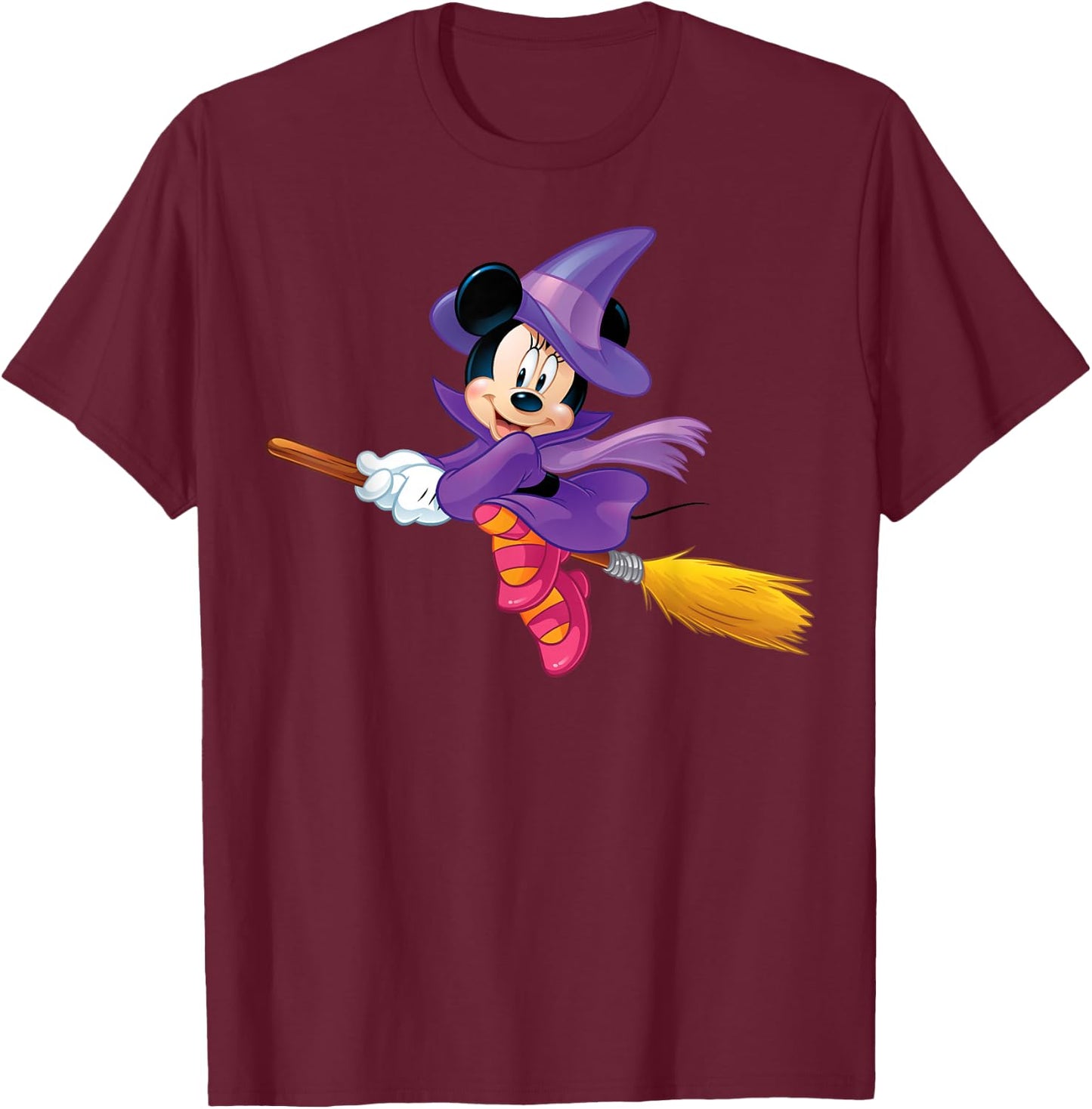 Disney Halloween Minnie Witch T-Shirt - T-Shirt | Maroon