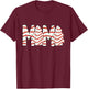 Christmas Tree Cake Mama Xmas Mom Family Matching T-Shirt - T-Shirt | Maroon