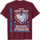 Juvenile Type 1 Diabetes T1D Awareness Gifts Great Niece T-Shirt - T-Shirt | Maroon
